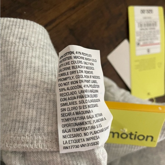 All In Motion Womens Fleece High Rise Jogger Pants Heather Gray Women’s Size S - Picture 7 of 8